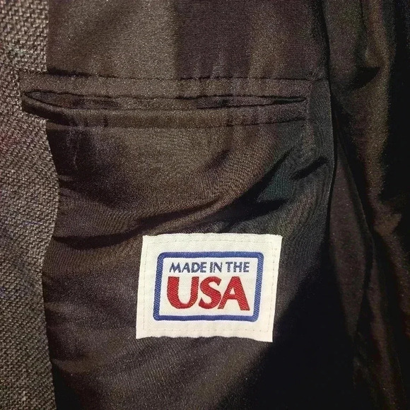 VTG PIONEER WEAR SPORTCOAT 48L WESTERN GREY Tweed W/Colored THREADS Wool Blend - Picture 11 of 14